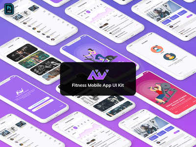 Amerivex-Fitness Mobile App Template UI Kit Light Version(Amerivex-Fitness Mobile App Template UI Kit Light Version)