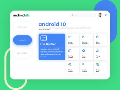 Android 10 管理员仪表板用户界面(Android 10 Admin Dashboard UI)