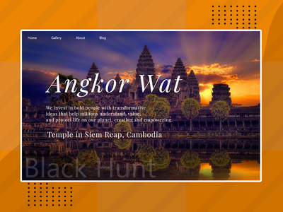 吴哥窟网页界面(Angkor Wat Web UI)