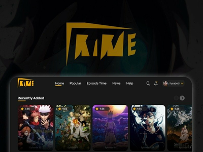 响应式动漫网站设计理念(Responsive Anime Website Design Concept)