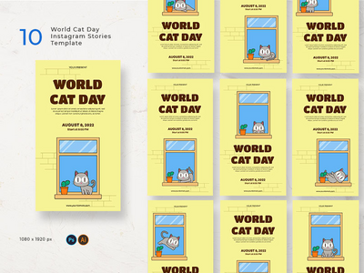 世界猫日 Instagram 故事(World Cat Day Instagram Stories)