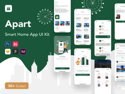 Apart - 智能家居 UI 套件(Apart - Smart Home UI Kit)