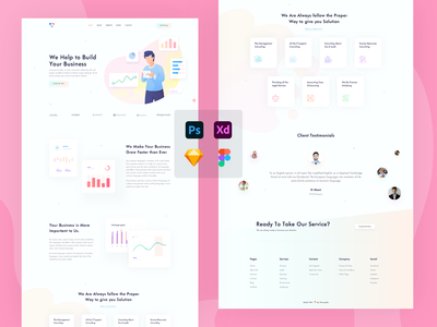 业务登陆页面概念(Business Landing Page Concept)
