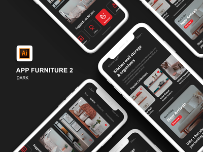 电子商务家具iOS移动应用(E-commerce Furniture iOS Mobile App)