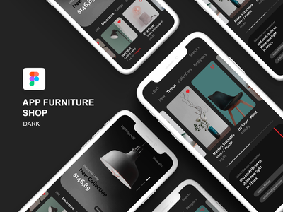 家具店 iOS 移动应用程序(Furniture Shop iOS Mobile App)