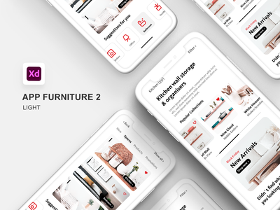家具电商iOS手机App(Furniture E-commerce iOS Mobile App)
