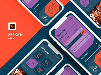健身房 iOS 移动应用程序(Gym iOS Mobile App)