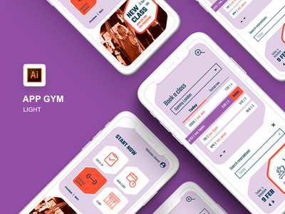 健身房 iOS 移动应用程序(Gym iOS Mobile App)