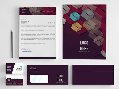 企业形象模板(Corporate Identity Template)