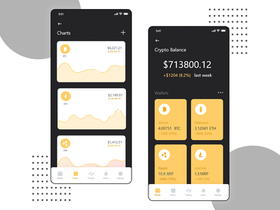 加密钱包UI设计(Crypto wallet UI Design)