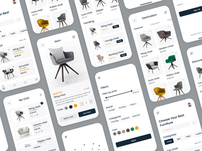 家具店电子商务应用程序(Furniture Shop E-Commerce App)