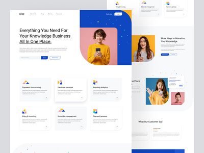 网页设计：登陆页面 - SaaS(Web Design: Landing Page - SaaS)