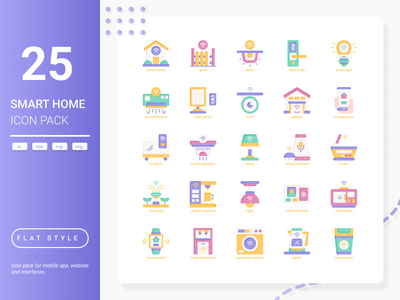 智能家居图标包(Smart Home Icon Pack)