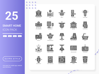 智能家居图标包(Smart Home Icon Pack)