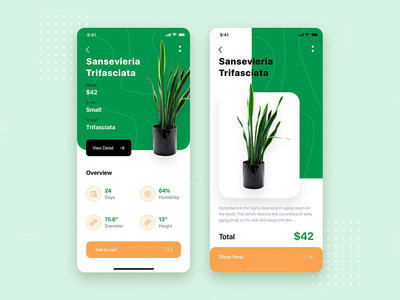 植物护理移动应用程序 UI 工具包模板(Plant Care Mobile App UI Kit Template)