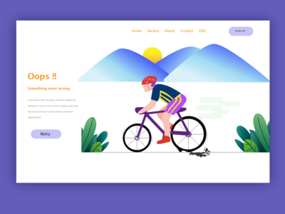 Web 和移动设备的错误页面(Error Page for Web & Mobile)