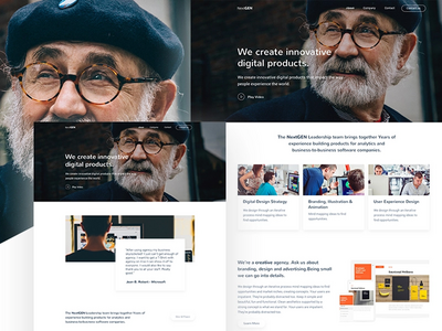 创意机构登陆页面概念(Creative Agency Landing Page Concept)