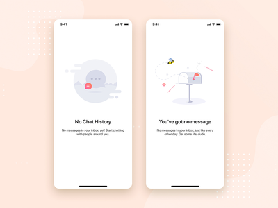 空状态 UI 移动概念(Empty state UI mobile concept)