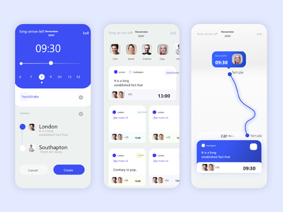 约会日历用户界面(Appointment Calendar UI)