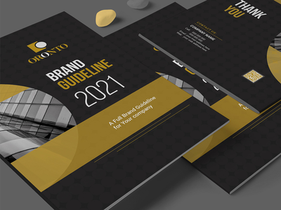 品牌指南模板宣传册(Brand Guideline Template Brochure)
