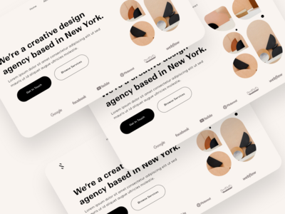 创意机构登陆页面(Creative Agency Landing Page)