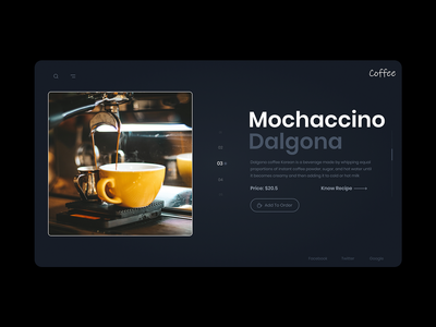 咖啡登陆页面(Coffee Landing Page)