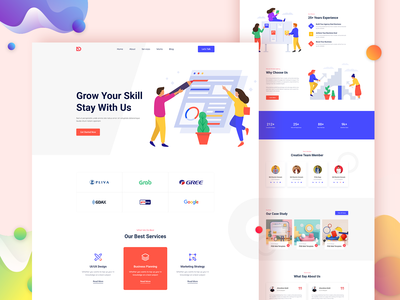 数字代理网站(Digital Agency Website)