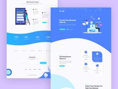 数字代理登陆页面(Digital Agency landing page)