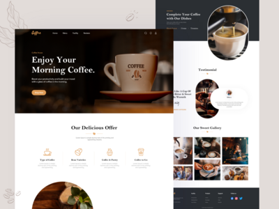 咖啡店网站(Coffeeshop website)