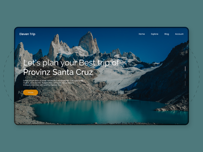 旅行网页登陆页面(Trip Web Landing Page)