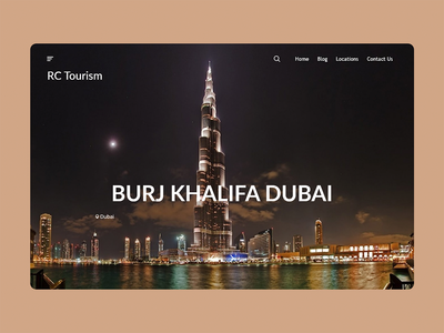 BhurjKhalifa 网页登陆页面(BhurjKhalifa Web Landing Page)