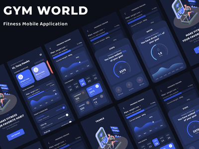 Gym World Fitness 移动应用程序(Gym World Fitness Mobile Application)