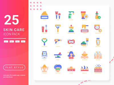 护肤图标包(Skin Care Icon Pack)