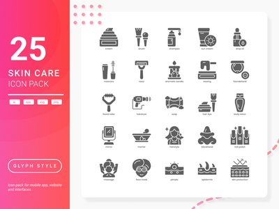 护肤图标包(Skin Care Icon Pack)