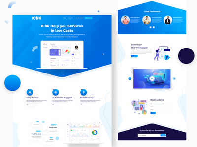 SaaS登陆页面设计(SaaS Landing Page Design)