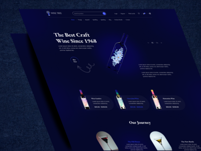 葡萄酒商店登陆页面(Wine Shop Landing Page)