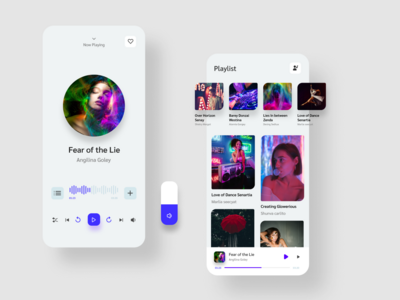 音乐应用程序 UI 概念(Music App UI Concept)