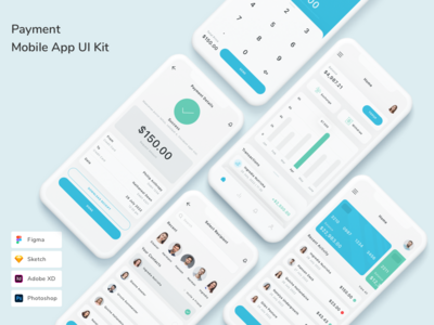支付移动应用程序 UI 套件(Payment Mobile App UI Kit)
