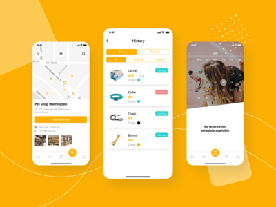 Pedoz - 宠物服务应用程序 UI 套件（第 7 部分）(Pedoz - Pet Service App UI Kit (Part 7))