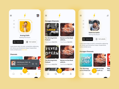 播客应用程序设计(Podcast App Design)
