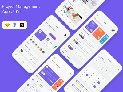 项目管理应用程序 UI 套件(Project Management App UI Kit)