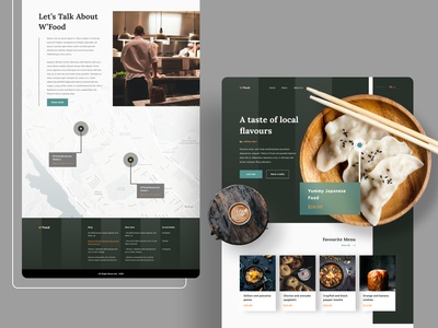 餐厅简介 - 登陆页面(Restaurant Profile - Landing Page)