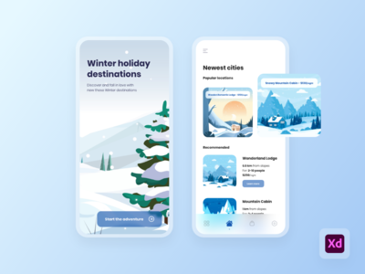 寒假目的地App探索(Winter Holiday Destination App Exploration)