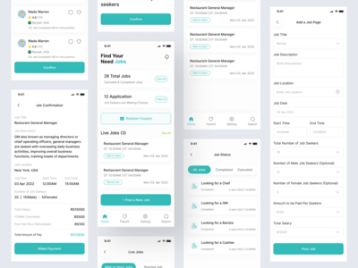 Job Finder 移动应用程序设计(Job Finder Mobile App Design)