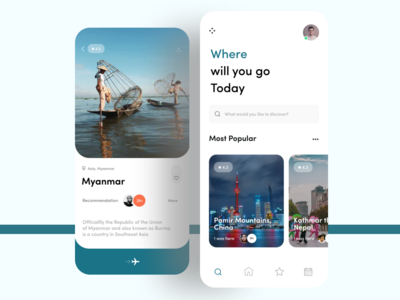 旅行 - 应用程序界面(Travel - App Ui)