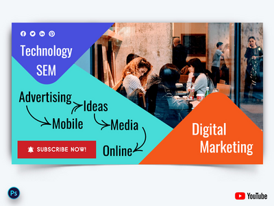 数字营销 Youtube 缩略图(Digital Marketing Youtube Thumbnails)