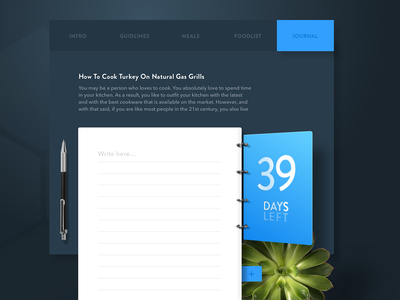 健身网络应用程序 - 日记(Fitness Web App - Journal)