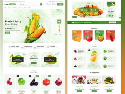 蔬菜商店 Html 模板(Vegetable Store Html Template)