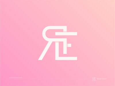 现代 RE 标志模板(Modern RE logo template)