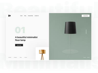 SaaS Hero Header - 家具店(SaaS Hero Header - Furniture Store)